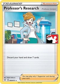 Professor's Research (Professor Juniper) #060/072 from Prize Pack Series Cards Pokemon card image