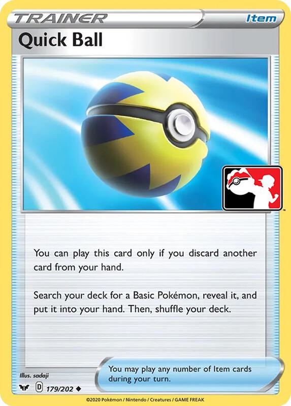 Quick Ball 179/202 from Prize Pack Series Cards