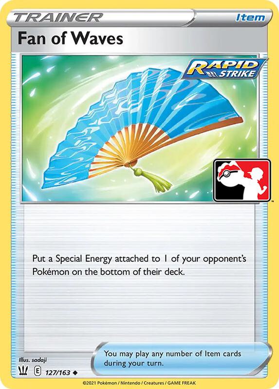 Fan of Waves 127/163 from Prize Pack Series Cards