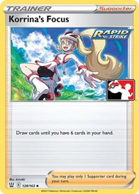 Korrina's Focus #128/163 from Prize Pack Series Cards Pokemon card image