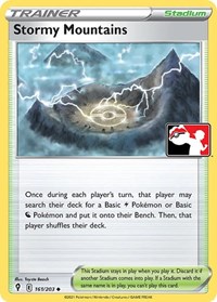 Stormy Mountains #161/203 from Prize Pack Series Cards Pokemon card image