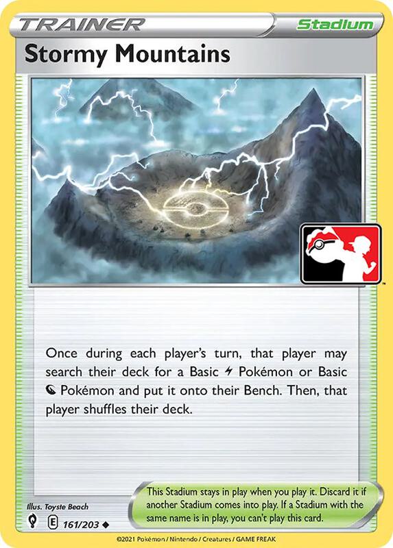 Stormy Mountains 161/203 from Prize Pack Series Cards