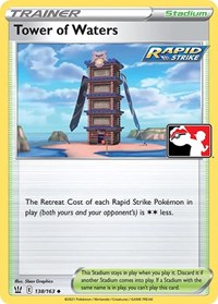 Tower of Waters #138/163 from Prize Pack Series Cards Pokemon card image