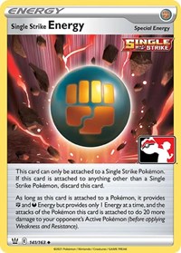 Single Strike Energy - Prize Pack Series Cards - Pokemon card