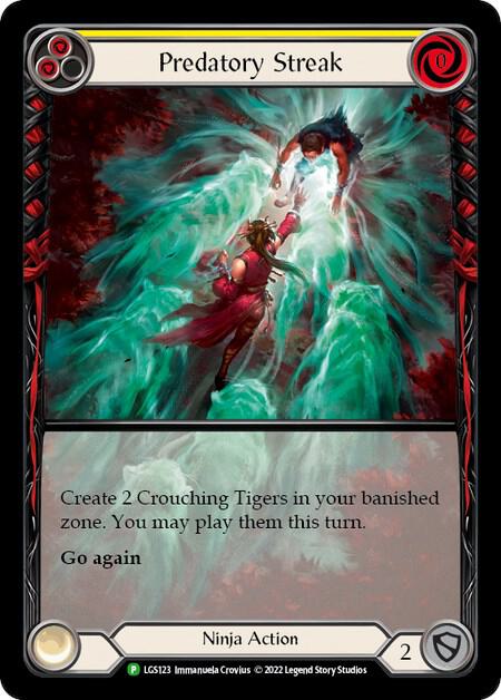 Predatory Streak (Yellow) - LGS123