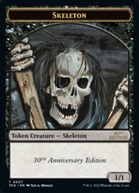 Skeleton Token - 30th Anniversary Edition - Magic: The Gathering card