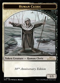 Human Cleric Token (30th Anniversary Edition)