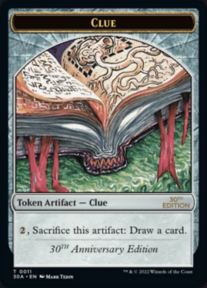 Clue (0011) Token - 30th Anniversary Edition - Magic: The