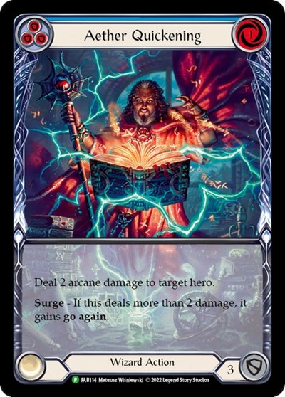 Aether Quickening (Blue) - FAB114 card