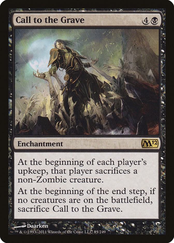 Call to the Grave - Magic 2012 (M12) - Magic: The Gathering