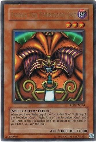 Exodia the Forbidden One - Legend of Blue Eyes White Dragon
