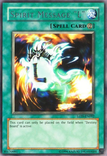 Spirit Message "L"