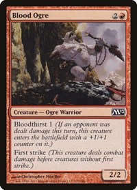 Blood Ogre - Magic 2012 (M12) - Magic: The Gathering card