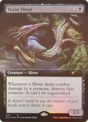 Toxin Sliver (Extended Art) #635 – Secret Lair Drop Series (Rare)