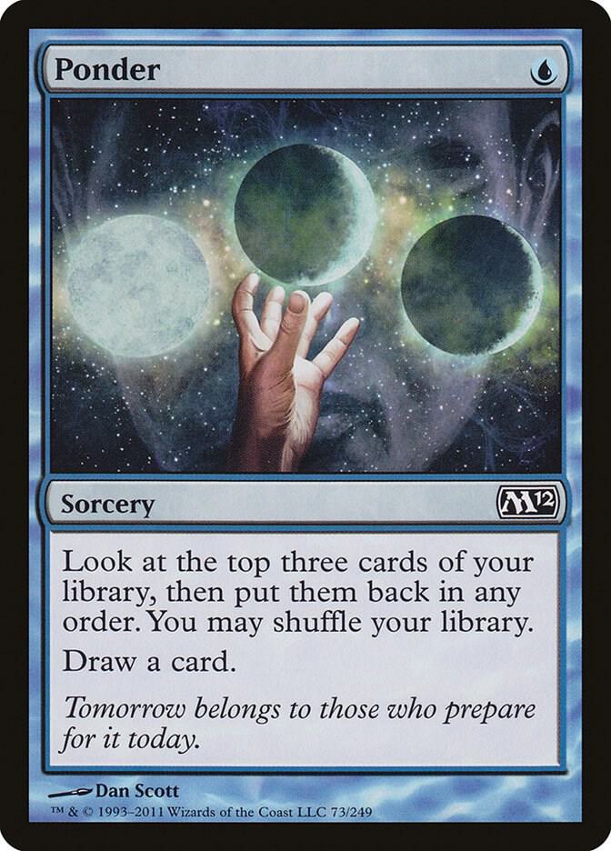 Ponder - Magic 2012 (M12) - Magic: The Gathering - TCGplayer.com