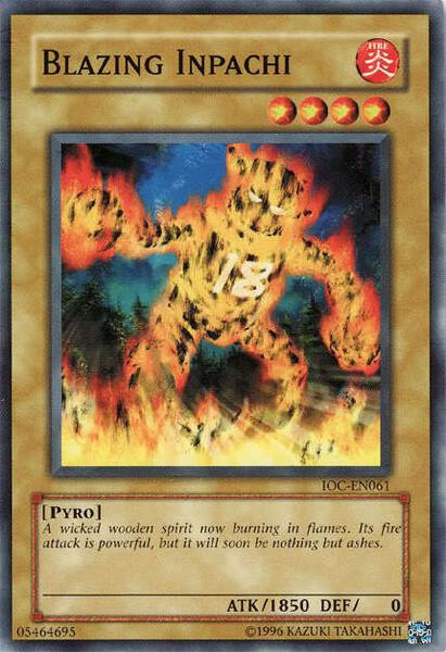 Blazing Inpachi - Invasion of Chaos (Worldwide English) - YuGiOh ...