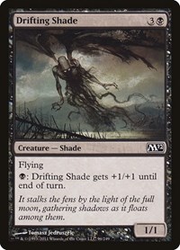 Drifting Shade - Magic 2012 (M12) - Magic: The Gathering card