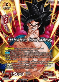 SS4 Son Goku, Tearful Awakening (Z03 Dash Pack) card art
