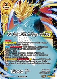 SS2 Trunks, Strike to Change the Future (Z03 Dash Pack) card art