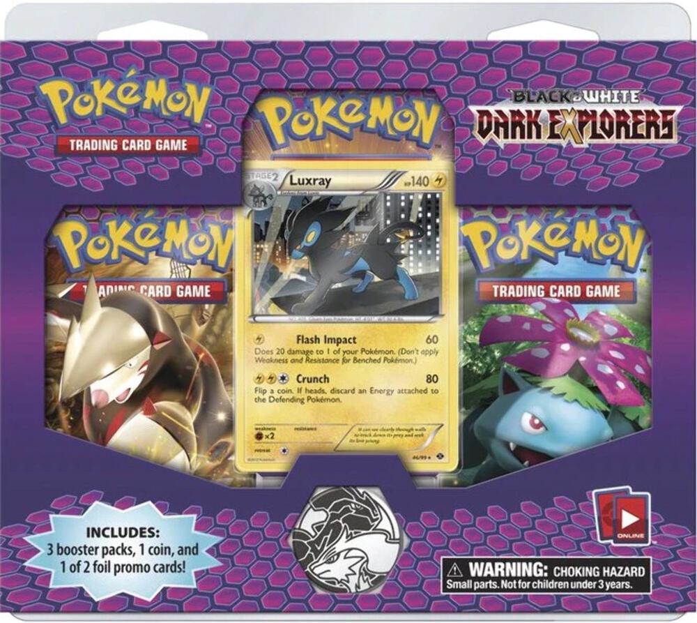 Dark Explorers 3 Pack Blister [Luxray] - Dark Explorers - Pokemon
