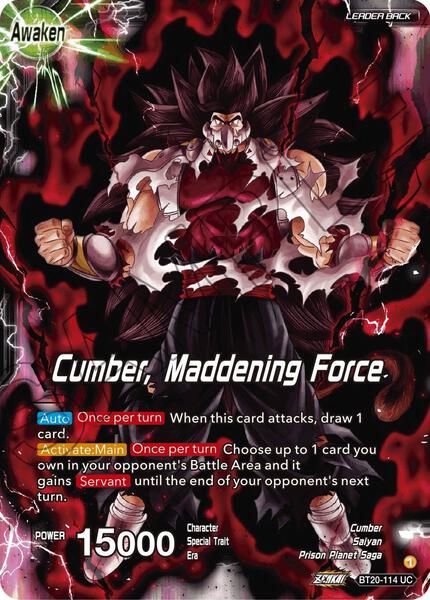 Evil Saiyan // Cumber, Maddening Force - Power Absorbed - Dragon