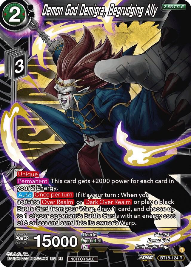 Demon God Demigra, Begrudging Ally (Championship 2022 Zenkai