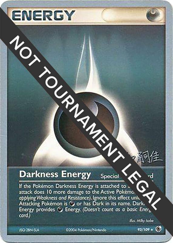 Darkness Energy - 2004 (Tsuguyoshi Yamato) 93/109 from World Championship Decks