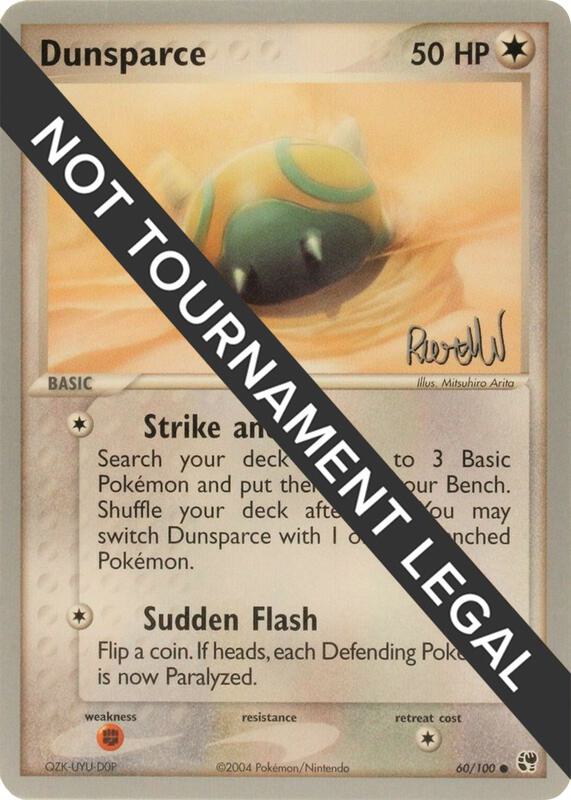 Dunsparce - 2004 (Reed Weichler) 60/100 from World Championship Decks