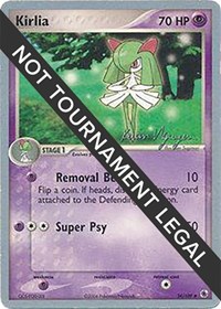 Kirlia - 2004 (Kevin Nguyen) #34/109 from World Championship Decks Pokemon card image