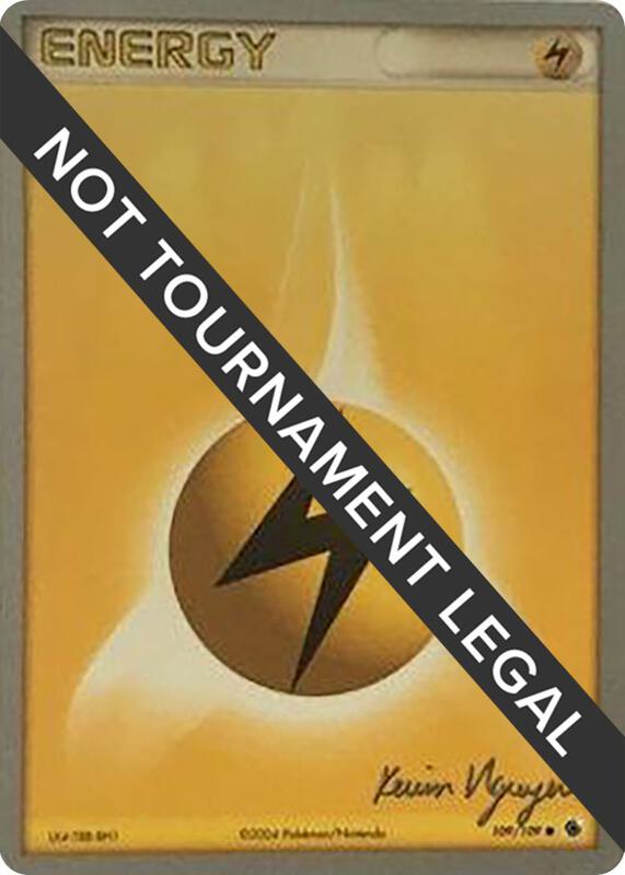 Lightning Energy - 2004 (Kevin Nguyen) 109/109 from World Championship Decks