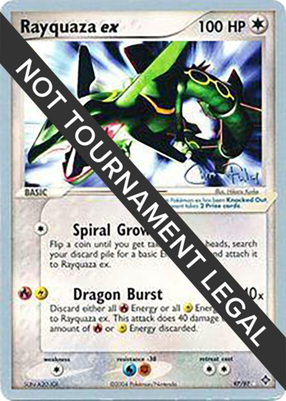 Rayquaza ex - 2004 (Chris Fulop) 97/097 from World Championship Decks