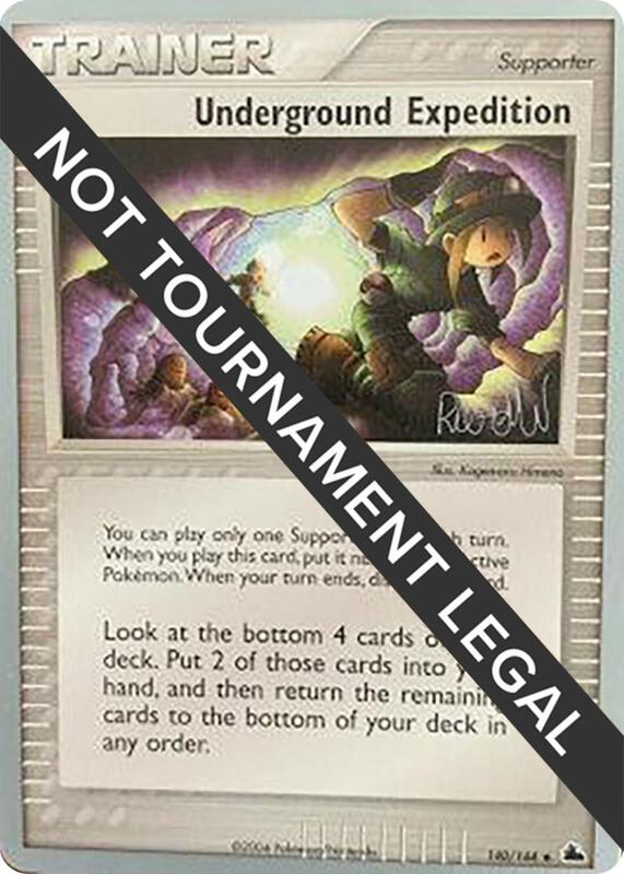 Underground Expedition - 2004 (Reed Weichler) 140/144 from World Championship Decks