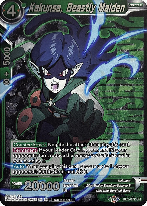 Kakunsa, Beastly Maiden (Championship 2022 Celebration Pack) #DB2-072 — Promotion Cards