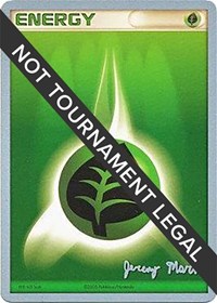 Grass Energy - 2005 (Jeremy Maron) from World Championship Decks Pokemon card image