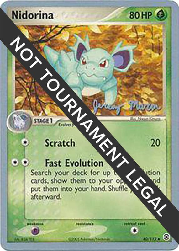 Nidorina - 2005 (Jeremy Maron) 40/112 from World Championship Decks