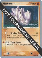 Rhyhorn - 2005 (Michael Gonzalez) - World Championship Decks