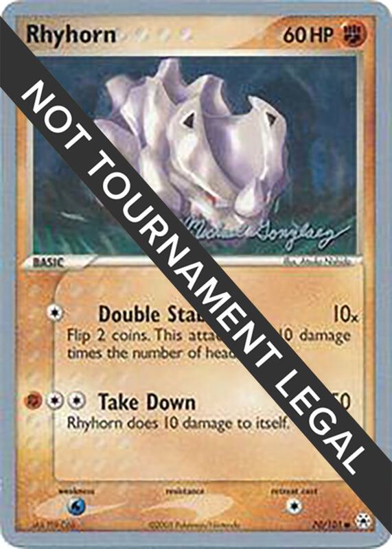 Rhyhorn - 2005 (Michael Gonzalez) 70/101 from World Championship Decks