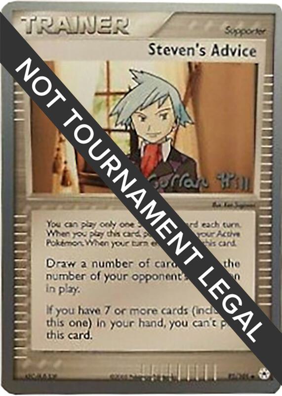 Steven's Advice - 2005 (Curran Hill) 92/101 from World Championship Decks