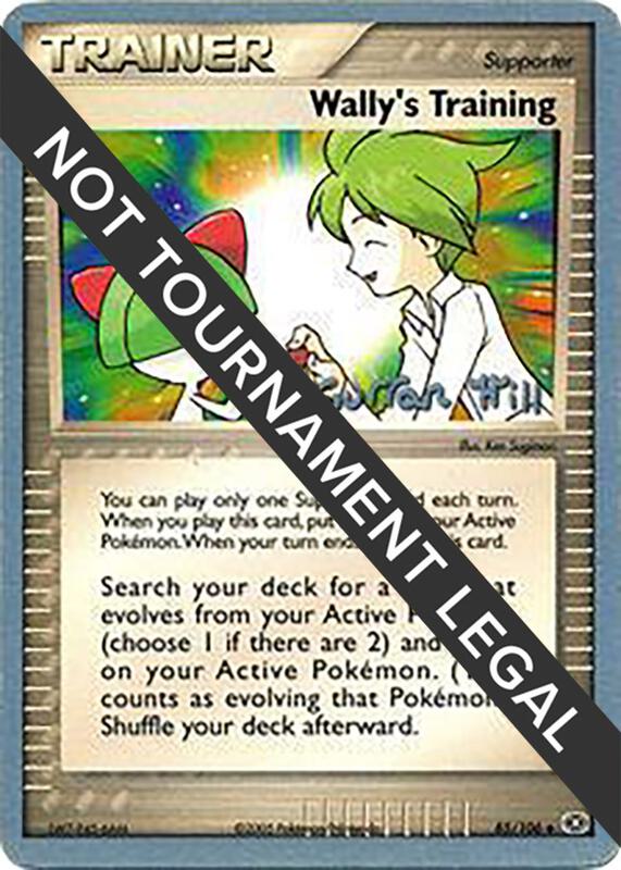 Wally's Training - 2005 (Curran Hill) 85/106 from World Championship Decks
