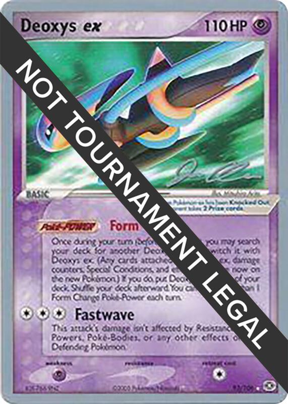 Deoxys ex - 2006 (Jason Klaczynski) 93/106 from World Championship Decks
