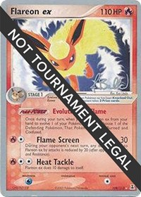 Flareon ex - 2006 (Jimmy Ballard) #108/113 from World Championship Decks Pokemon card image