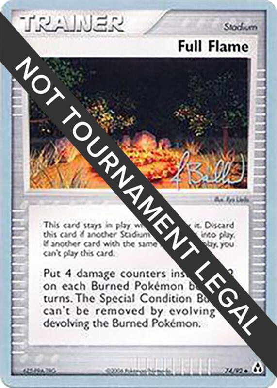 Full Flame - 2006 (Jimmy Ballard) 74/92 from World Championship Decks
