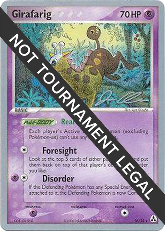 Girafarig - 2006 (Jason Klaczynski) 16/92 from World Championship Decks