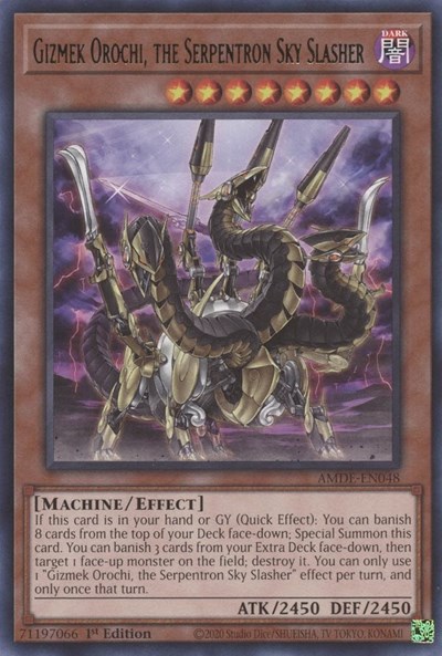 Gizmek Orochi, the Serpentron Sky Slasher