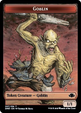 Goblin // Saproling Double-Sided Token