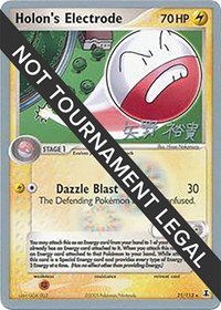 Holon's Electrode - 2006 (Hiroki Yano) #21/113 from World Championship Decks Pokemon card image