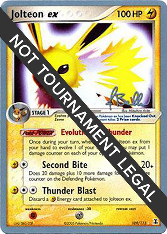 Jolteon ex - 2006 (Jimmy Ballard) 109/113 from World Championship Decks