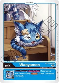 Wanyamon - Dimensional Phase - Digimon card