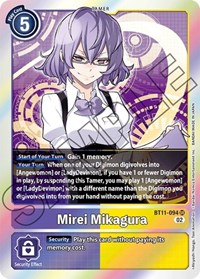 Mirei Mikagura - Dimensional Phase - Digimon card
