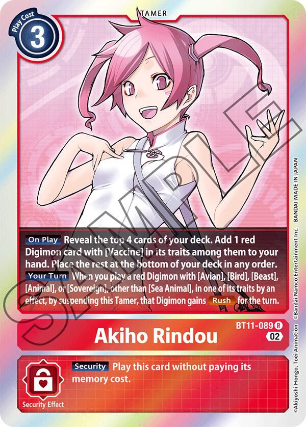Akiho Rindou - Dimensional Phase - Digimon Card Game - TCGplayer.com